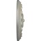 Ekena Millwork Flower Spiral Ceiling Medallion (Fits Canopies up to 2"), 12 1/4"OD x 2 1/4"P, Flash Gold CM12FLFLS - alternate 2